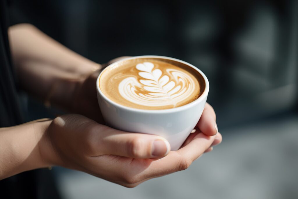 person-holding-cup-coffee-min cafeína fertilidad femenina